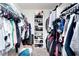 Large walk-in closet with ample shelving and hanging space at 8751 Jaffa Court E Dr # 35, Indianapolis, IN 46260