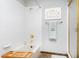 Clean bathroom with a shower/tub combo and updated fixtures at 8751 Jaffa Court E Dr # 35, Indianapolis, IN 46260