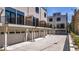 Attached garages with modern doors and ample parking at 679 E 16Th St, Indianapolis, IN 46202