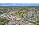 Wide aerial showcasing a townhome community and surrounding area at 671 E 16Th St, Indianapolis, IN 46202