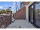 Brick patio with access from the main living area at 671 E 16Th St, Indianapolis, IN 46202