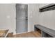 Entryway with built in bench and coat hooks at 673 E 16Th St, Indianapolis, IN 46202