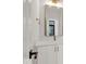 Modern bathroom with white vanity and gold accents at 675 E 16Th St, Indianapolis, IN 46202