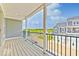 Private balcony overlooking community and fields at 5715 Cr W 750 N, McCordsville, IN 46055