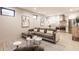 Finished basement with kitchenette and living area at 501 S East St, Indianapolis, IN 46225