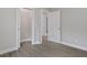 Empty bedroom with gray walls and wood-look floors at 1126 W 35Th St, Indianapolis, IN 46208