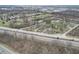 Aerial view of property showing house, yard, and surrounding neighborhood at 6233 Lafayette Rd, Indianapolis, IN 46278