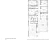 Floor plan showing a 3 bedroom, 2 bathroom house with garage at 6233 Lafayette Rd, Indianapolis, IN 46278