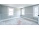 Empty bedroom with gray walls and hardwood floors at 819 E 49Th St, Indianapolis, IN 46205