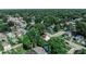 Aerial view showing home's location in a tree-lined neighborhood at 819 E 49Th St, Indianapolis, IN 46205