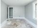 Empty bedroom with gray walls and hardwood floors at 819 E 49Th St, Indianapolis, IN 46205