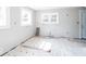 Kitchen with new paint and tile floors ready for renovation at 819 E 49Th St, Indianapolis, IN 46205