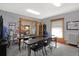 U-shaped conference table with chairs, TV, and ample natural light at 621 N State St, Greenfield, IN 46140