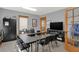 U-shaped conference table with chairs, TV, and ample natural light at 621 N State St, Greenfield, IN 46140