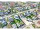 Aerial view of house and neighborhood at 621 N State St, Greenfield, IN 46140