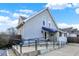 House exterior with blue awning, parking, and ramp at 621 N State St, Greenfield, IN 46140