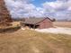 Large barn with covered parking and storage area at 12198 E 136Th Street, Noblesville, IN 46060