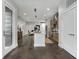 Modern kitchen with stainless steel appliances and wood cabinets at 319 E 16Th St # 202, Indianapolis, IN 46202