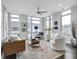 Bright and airy living room with large windows and a modern aesthetic at 319 E 16Th St # 202, Indianapolis, IN 46202