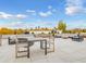 Spacious rooftop deck with city views and seating at 319 E 16Th St # 202, Indianapolis, IN 46202