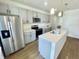 Modern kitchen with stainless steel appliances at 217 N Temple Ave, Indianapolis, IN 46201