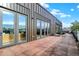 Large rooftop deck offering stunning city views and ample space at 855 N East St # 303-B, Indianapolis, IN 46202