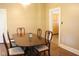 Formal dining room with hardwood floors and wood table at 1185 N 10Th St, Noblesville, IN 46060