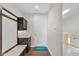 Convenient entryway with built-in bench and storage at 4212 Stone Lake Dr, Zionsville, IN 46077