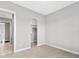 Spacious bedroom with an arched alcove and walk-in closet at 4212 Stone Lake Dr, Zionsville, IN 46077