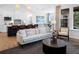 Open concept kitchen with island, stainless steel appliances and hardwood floors at 0 E 239Th St, Noblesville, IN 46060
