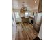 Modern kitchen with stainless steel appliances and butcher block countertops at 221 Kansas St, Indianapolis, IN 46225