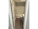 Clean bathroom with tub, shower, and gray vanity at 863 E Harrison St, Martinsville, IN 46151