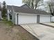 Two-car garage with new construction home at 863 E Harrison St, Martinsville, IN 46151