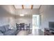Bright dining area adjacent to the living room at 4237 Foxglove Trce, Indianapolis, IN 46237