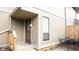 Private entrance with small patio, steps, and exterior light at 4237 Foxglove Trce, Indianapolis, IN 46237