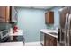 Updated kitchen with stainless steel appliances at 4237 Foxglove Trce, Indianapolis, IN 46237