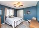 Spacious bedroom featuring a metal bed frame and a relaxing atmosphere at 10706 Augusta Blvd, Fishers, IN 46037