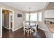 Kitchen breakfast nook with a round table and chairs at 10706 Augusta Blvd, Fishers, IN 46037