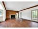 Large living room with hardwood floors and a fireplace at 1311 Golden Hill Dr, Indianapolis, IN 46208