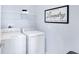 Bright laundry room with washer and dryer at 6941 E Bean Blossom Dr, Camby, IN 46113