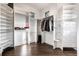 Large walk-in closet with ample shelving and hanging space at 1336 Central Ave, Indianapolis, IN 46202
