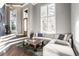 Living room with L-shaped sofa and large windows, offering natural light at 1336 Central Ave, Indianapolis, IN 46202