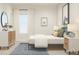 Charming bedroom with a stylish bed and natural light at 3798 Andean Dr, Bargersville, IN 46106