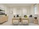 Light-filled living room with comfortable seating and stylish decor at 3798 Andean Dr, Bargersville, IN 46106