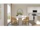 Kitchen dining area with round table and four chairs at 3798 Andean Dr, Bargersville, IN 46106