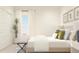 Bright bedroom with queen bed and a large window at 3798 Andean Dr, Bargersville, IN 46106
