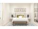 Bedroom with queen bed, nightstands, and large mirror at 3798 Andean Dr, Bargersville, IN 46106