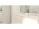 Clean bathroom with double vanity and modern design at 3798 Andean Dr, Bargersville, IN 46106