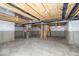 Unfinished basement with plumbing and electrical rough-in at 15287 Garden Mist Pl, Fishers, IN 46037