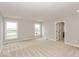 Spacious bedroom with carpet and access to en-suite bathroom at 15287 Garden Mist Pl, Fishers, IN 46037